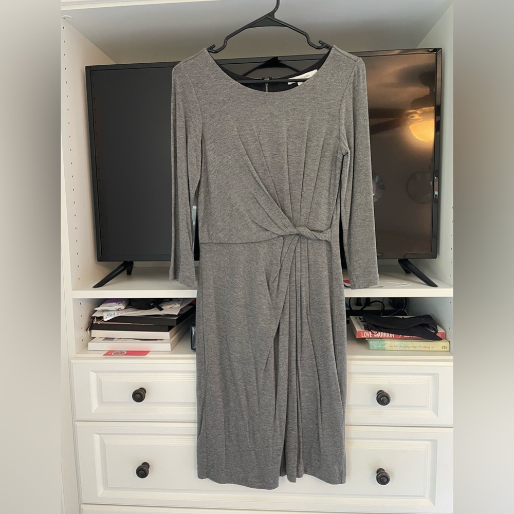 Max & Cleo gray dress, size 4